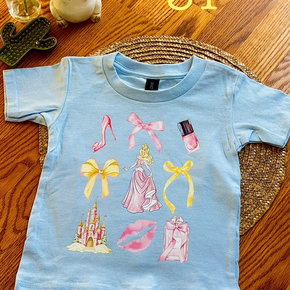Kids Blue Graphic T-Shirt